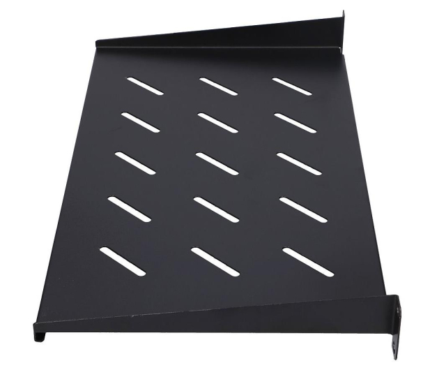 ExtraLink Półka do szaf wiszących 19" 250MM 1U (czarna) - 492982 - zdjęcie 4